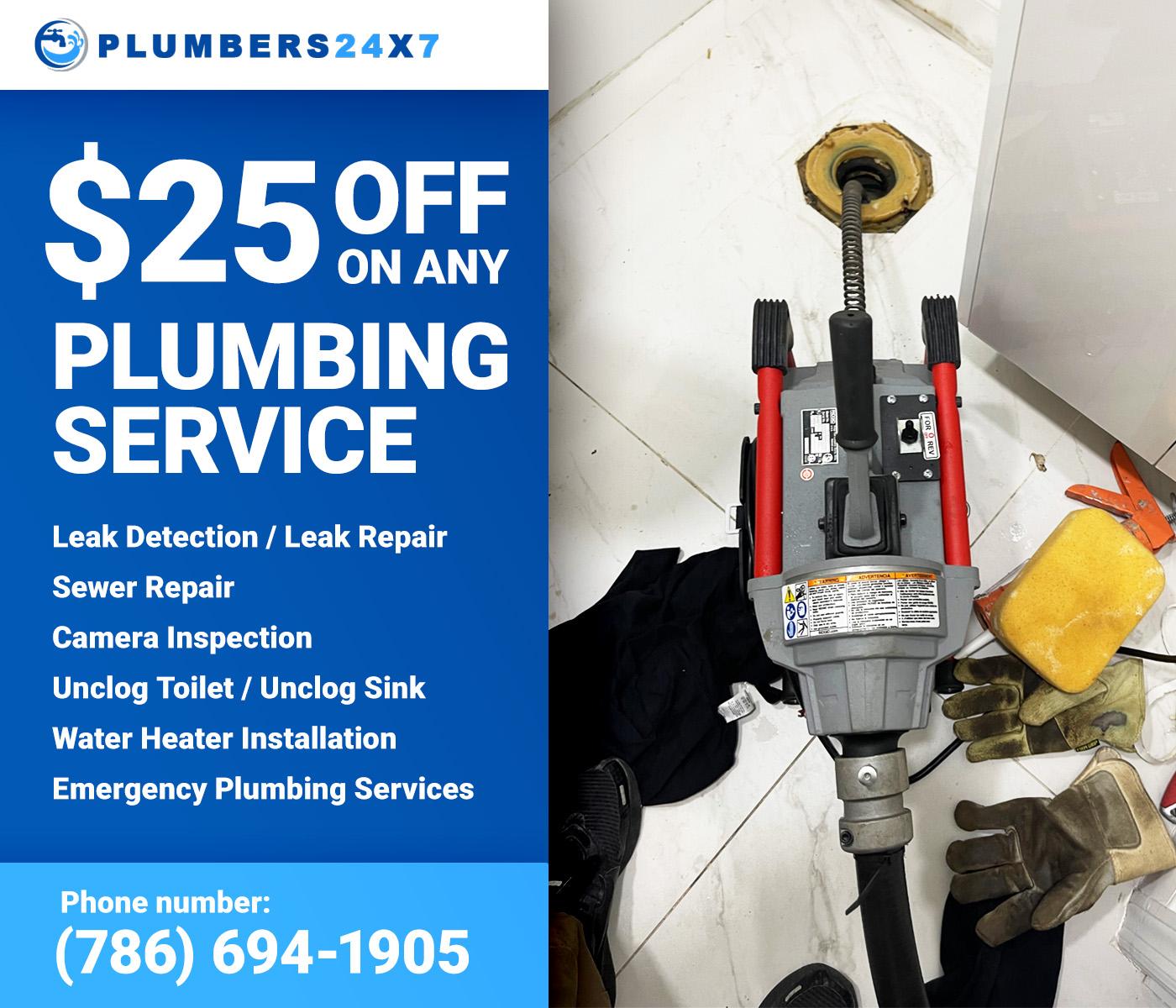 $25 off on any plumbing service
