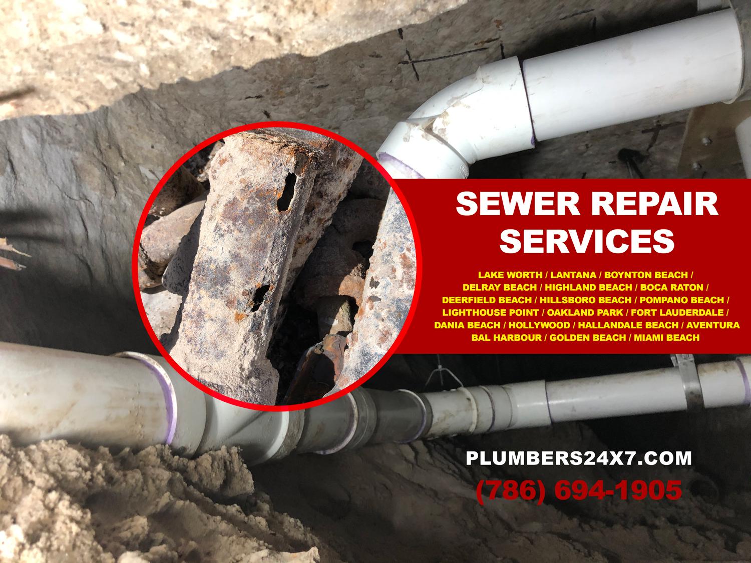 Sewer Repair Services near me in Broward County